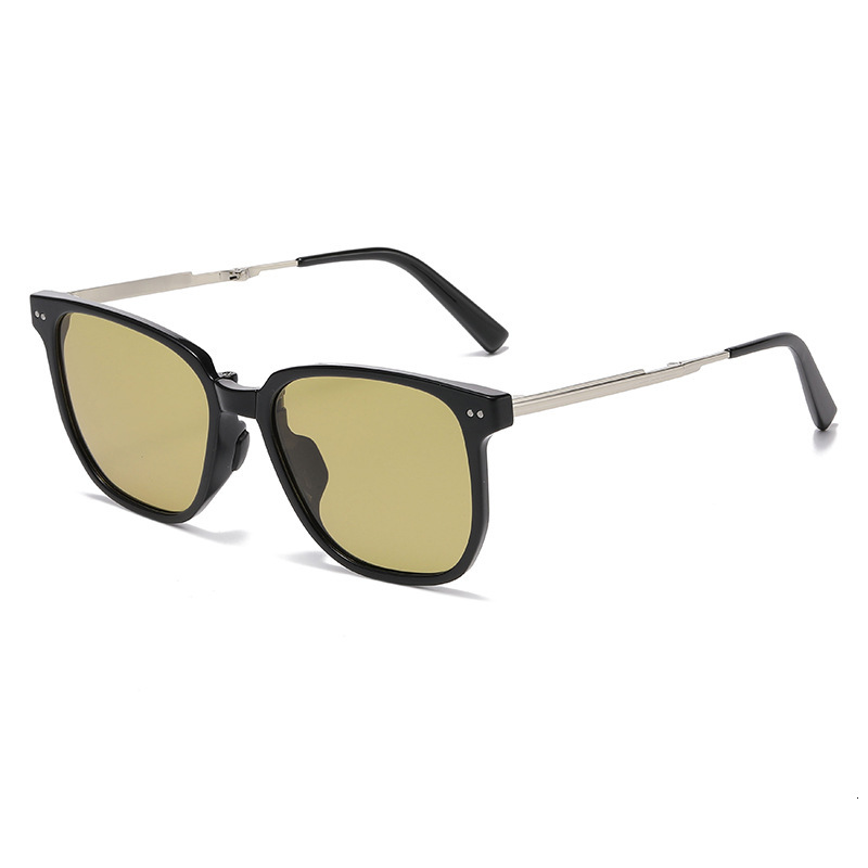 2026 New Fashion Large Frame Polarized Sunglasses for Men, Sun Protection Foldable Sunglasses, Men's High-End Eyewear Wholesale