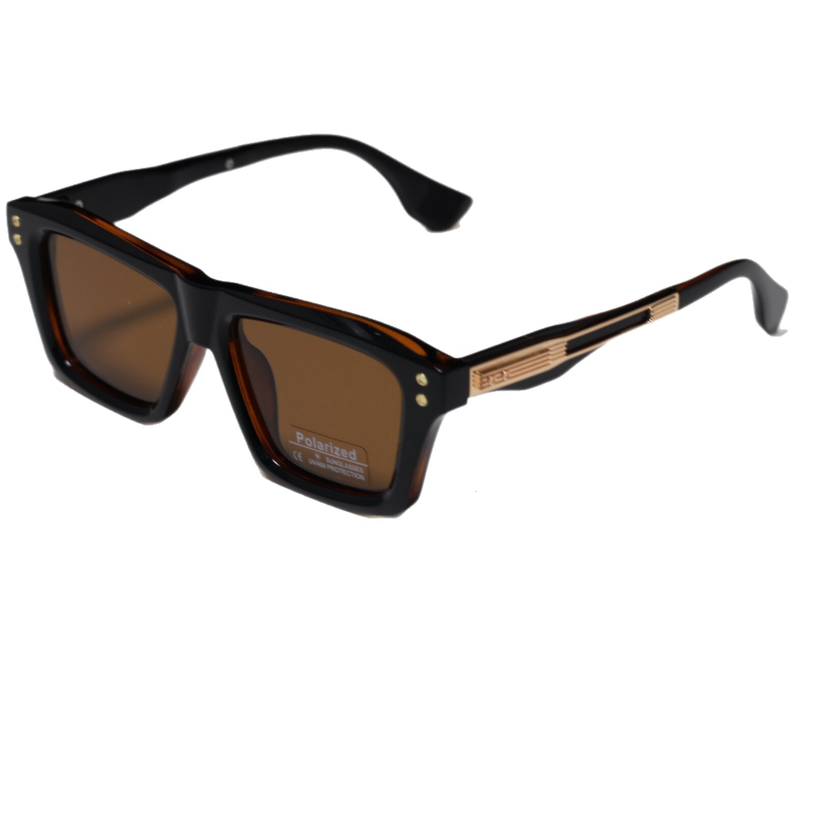 2026 New Fashion Square Frame Polarized Retro Personality Trendy Sun Protection Sunglasses for Men,