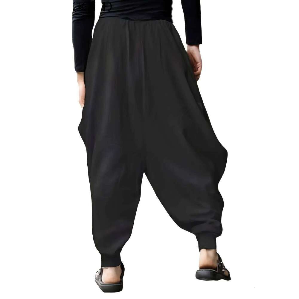 Men's casual Haren street loose pants, fashionable outfit