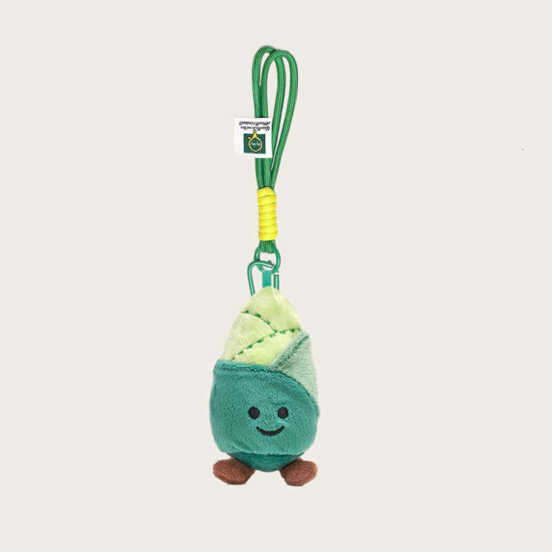 Vegetable Series Broccoli Bag Pendant Doll Keychain Plush Toy Backpack Decoration