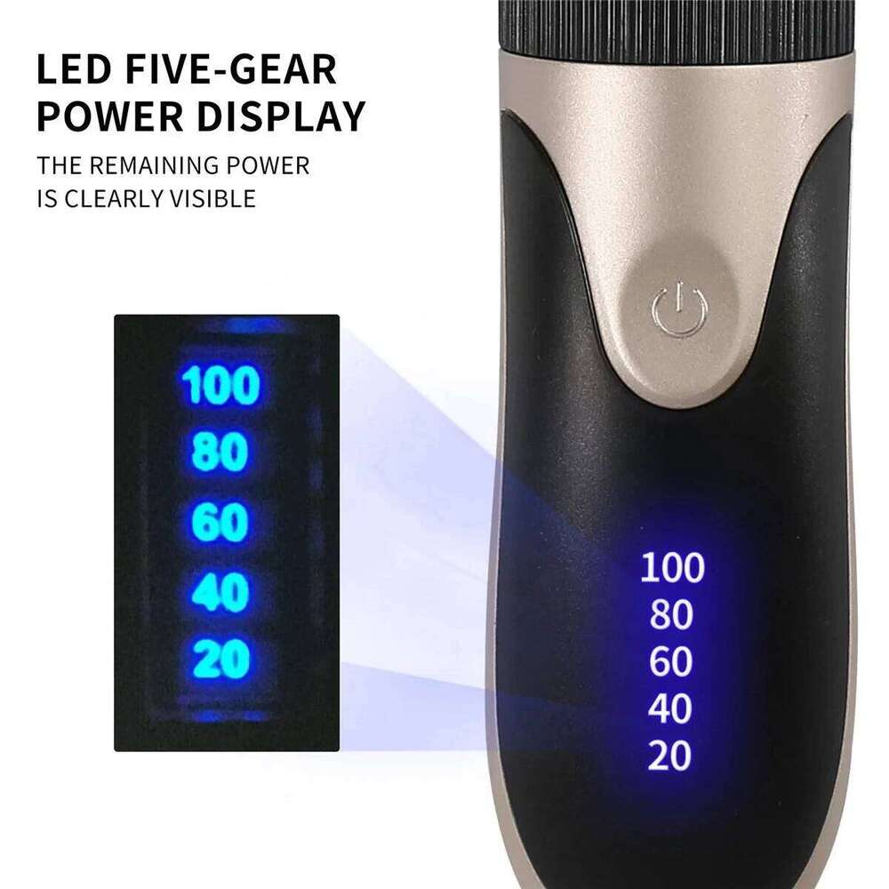 Professional Cordless Rechargeable Electric Clipper - For Men, Adults Kids, Barber-Grade Hair Trimmer & Cutter Machine C260312