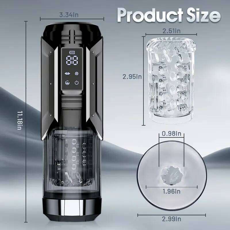 Automatic Male Masturbator Penis Pump Sucking Vibrating Thrusting Rotating 100% Waterproof Blowjob Adult Sex Toy Stroker For Men Z260311