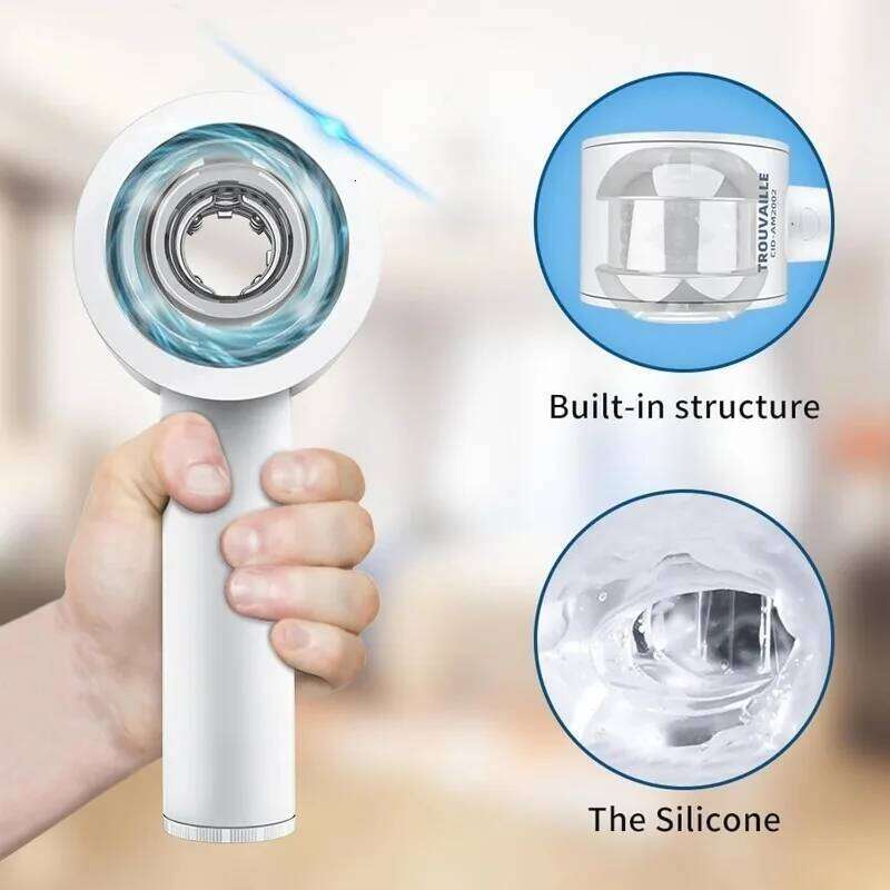 Automatic Male Masturbator Hands Free Masturbators Cup Realistic Vagina Vibrator Pocket Blowjob Machine Sex Toys Adult Game Z260311