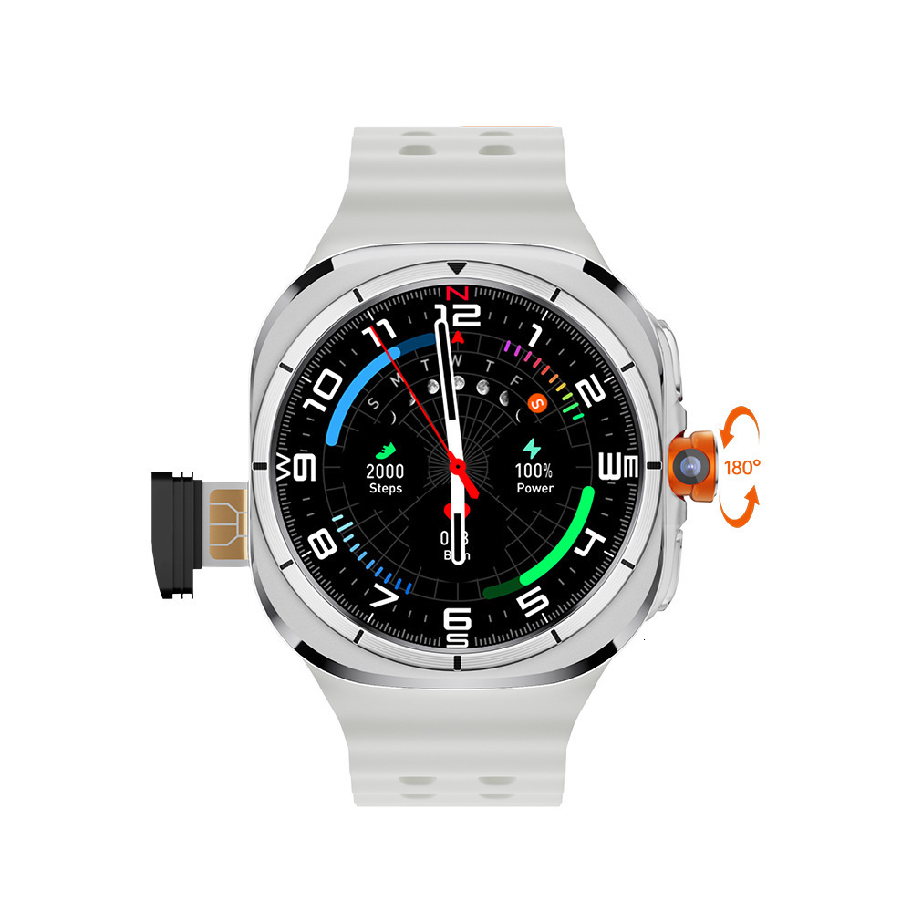 Smart Watch 8 Ultra 2025 Color Matching GPS Compass Smart Watch BT call NFC IP68 Waterproof 4GB Health monitoring Reduction 100 251209