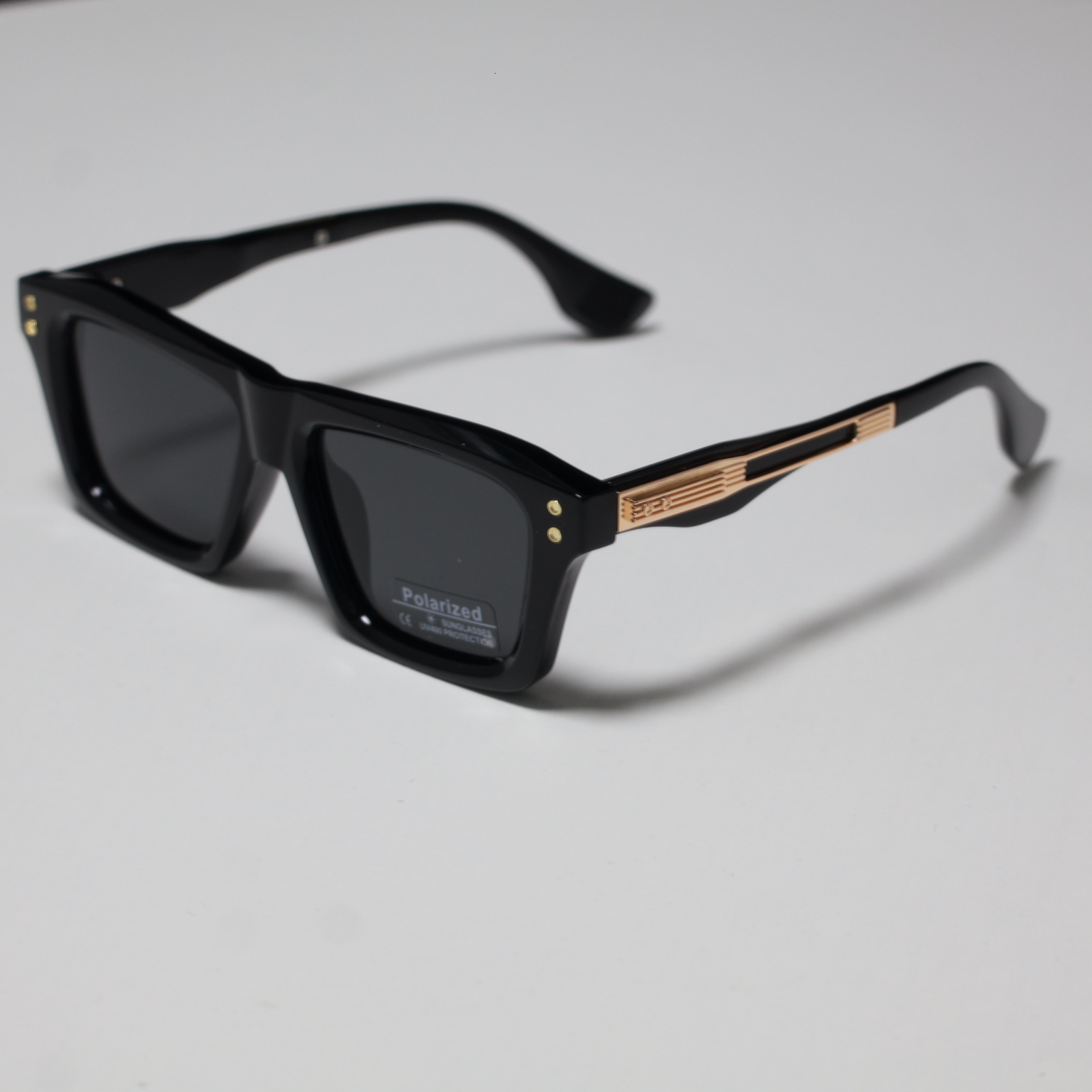2026 New Fashion Square Frame Polarized Retro Personality Trendy Sun Protection Sunglasses for Men,