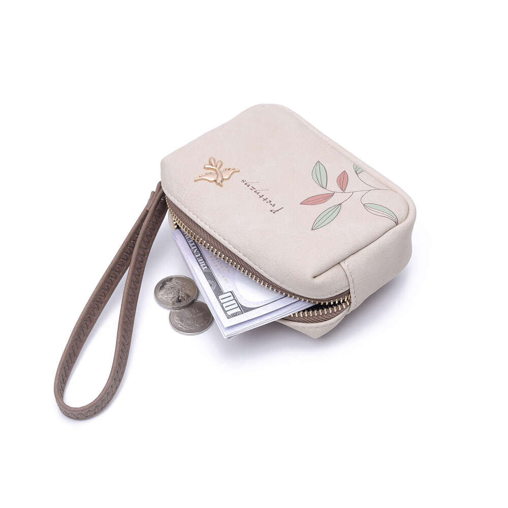 Luxury fashion wallet Short Women S Coin Purse New Korean Version PU Printed Handbag Wallet With Zipper For Cards Keys And Documents