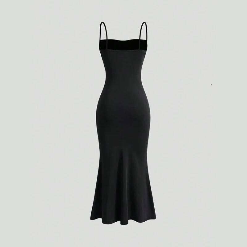 Women's Party Spaghetti Strap Elegant Slim Formal Evening Wedding Guest Multi-Color Summer Dresses C260312