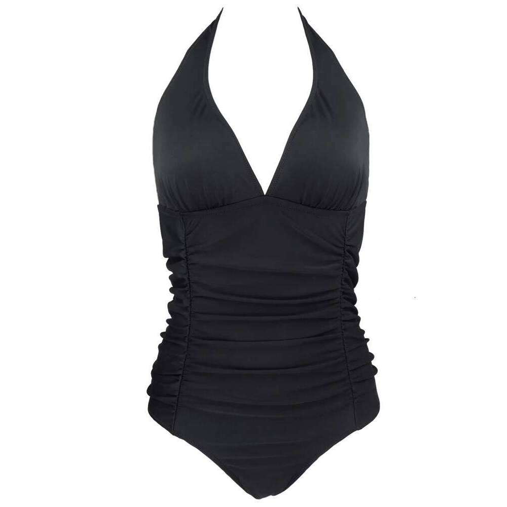 Waist Slimming Monokini V Neck One Piece Swimsuit Maillot de Bain Backless Bathing Suit for Women Tummy Control Swimwear Y260303