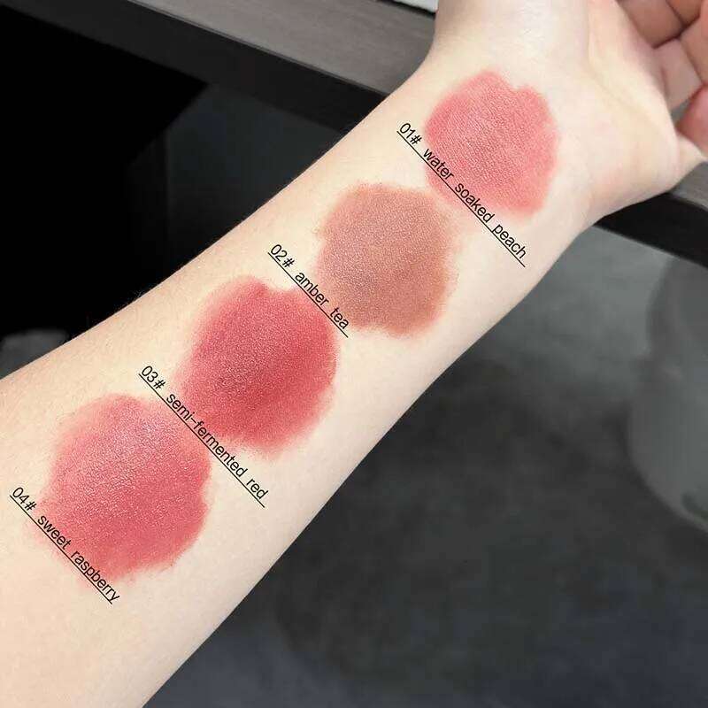 2 in 1 Matte Cheek Cream - Velvet Long Lasting Lip Tint Blush, Transfer Proof & Smudge Proof, JAR Makeup W260311