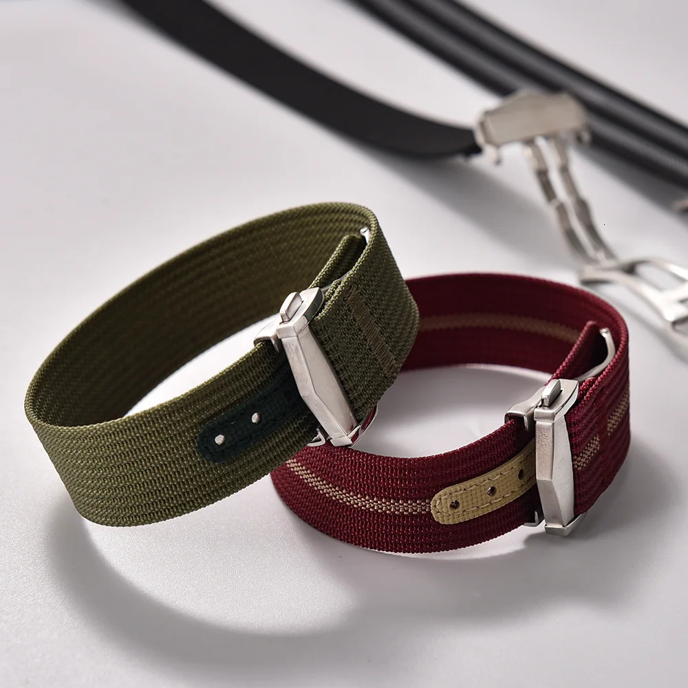 Canvas Nylon Watch Strap 18-20-22mm For X Moon For Seiko Men Women Sport Waterproof Folding Buckle Watchbands 260304