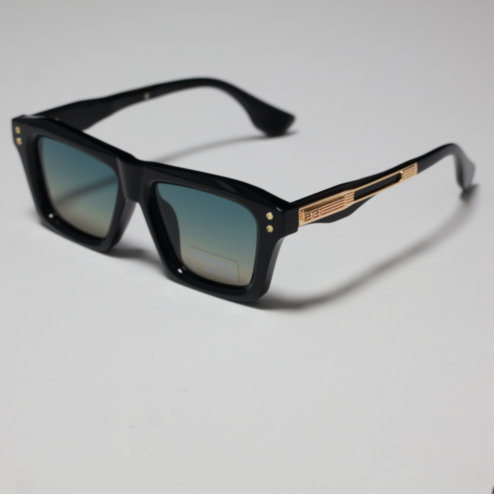2026 New Fashion Square Frame Polarized Retro Personality Trendy Sun Protection Sunglasses for Men,