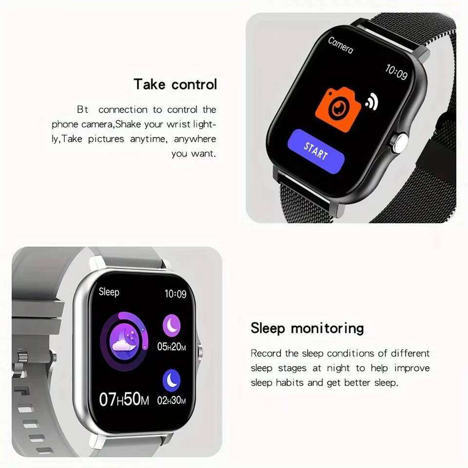 LAXASFIT 2026 New Bluetooth Talk Full Touch Screen Heart Rate Monitor Sports Fitness Smart Watch Men Women Gift