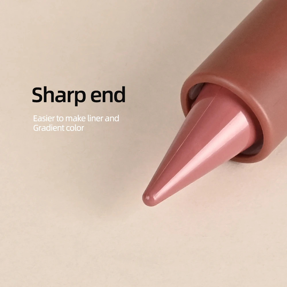 Lakerain Lip Liner Lipstick Pen Long Lasting Waterproof Gradient Quick Drying 2 IN 1 Lip Liner Lipstick Sexy Matte Cosmetic 260305