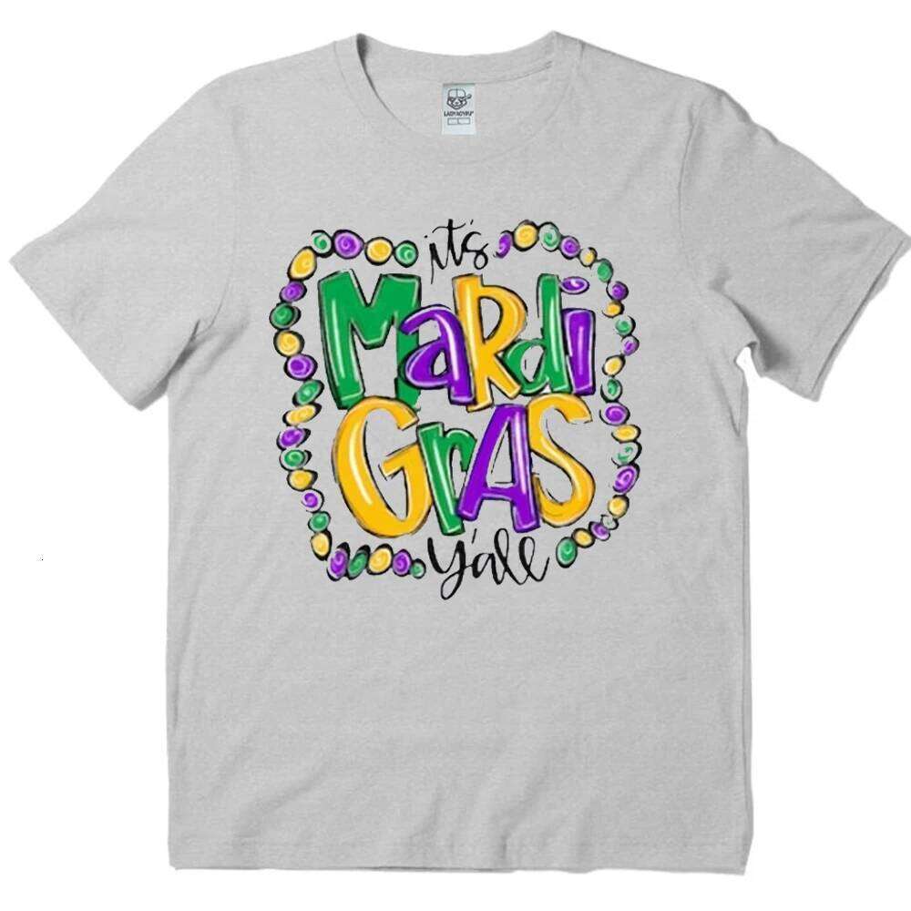 It's Y'all - Adult Mardi Gras New Orleans Tees Graphic T Shirt NOLA Clothes- Fat Tuesday Tops Z260312