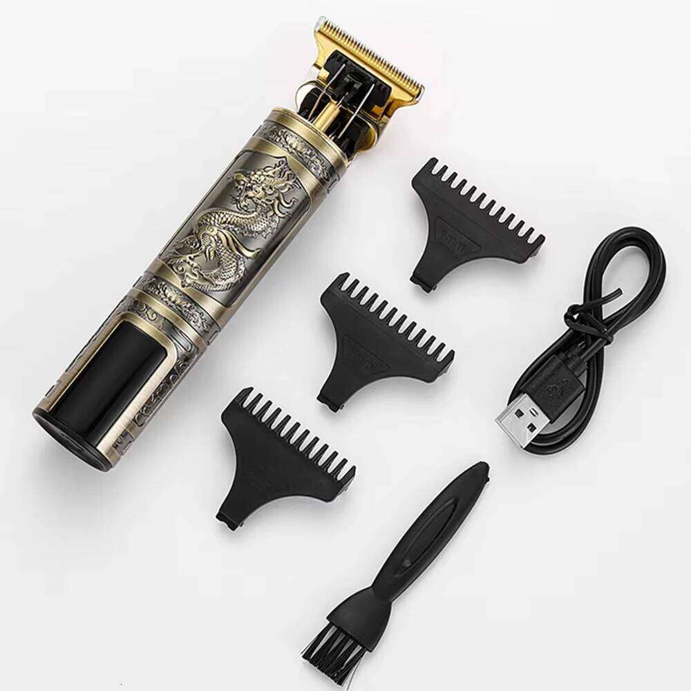 Professional T9 Clipper Cordless USB Beard Trimmer Kit - Haircut Grooming Machine for Stylists Hair Cutting Tool C260312