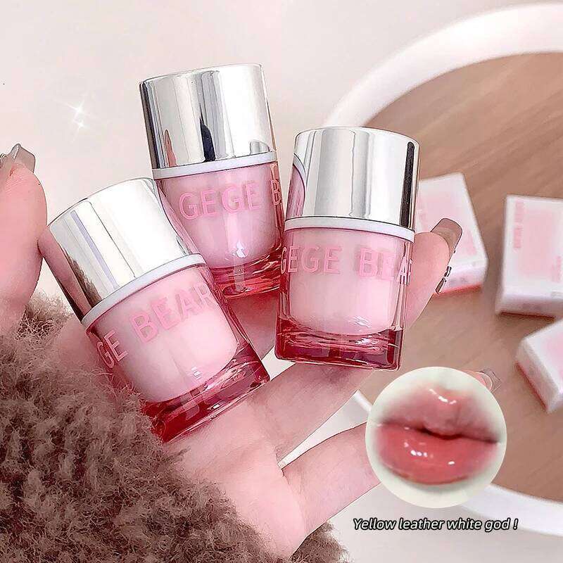 GegeBear Crystal Gloss Lip Tint: Matte Finish with Hydrating Formula-Radiant, Velvet-Look for a Youthful, Dewy Glass-Lip Effect, W260311