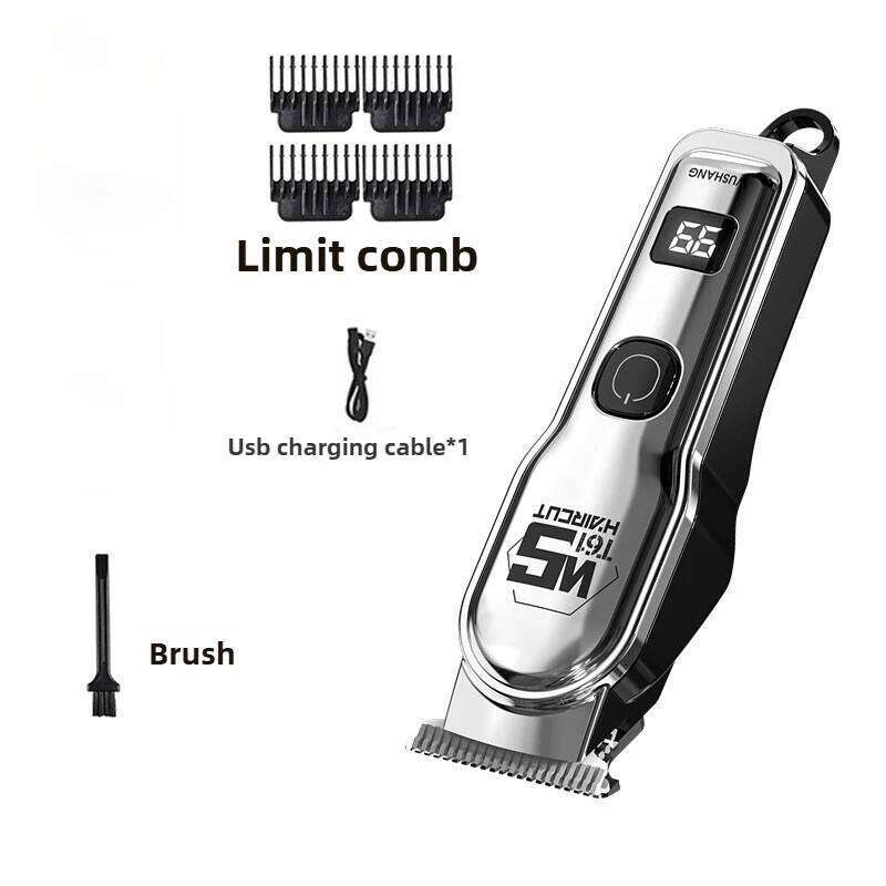 Rechargeable Cordless Trimmer for Men Grooming Professional Electric Beard Cutting Machine Edge Hair Clipper C260312