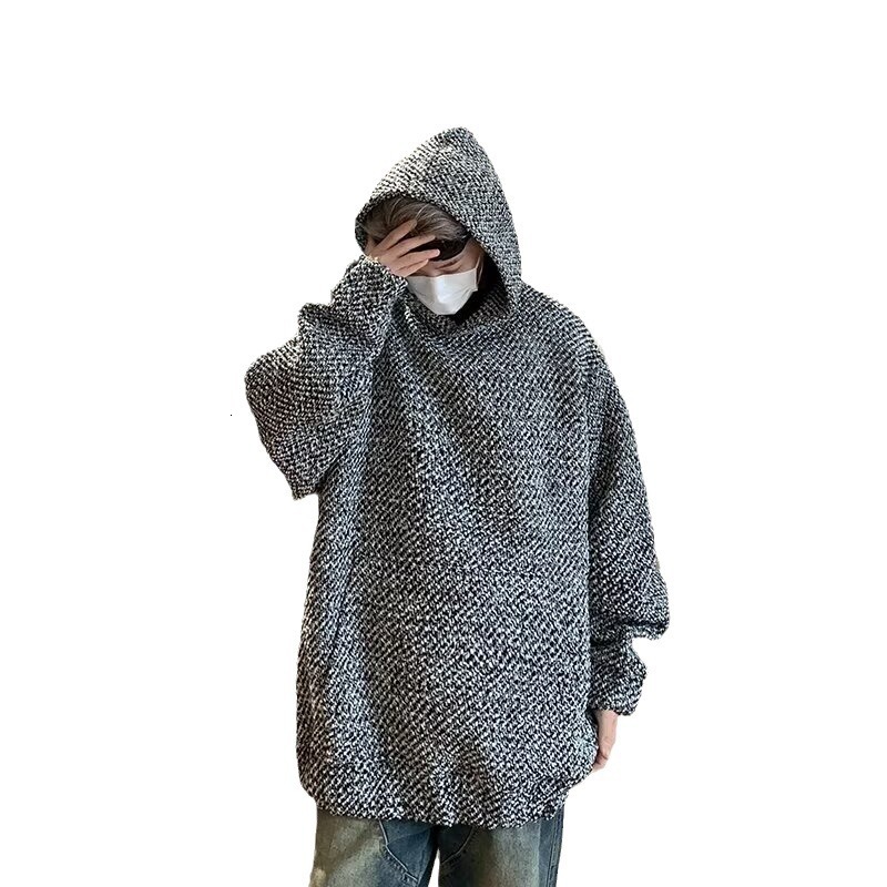 Spring Luxury Casual Heavy-weight Hooded Sweatshirt Designer Hoodie For Men New Trendy Retro Loose-fitting Warm Casual Top