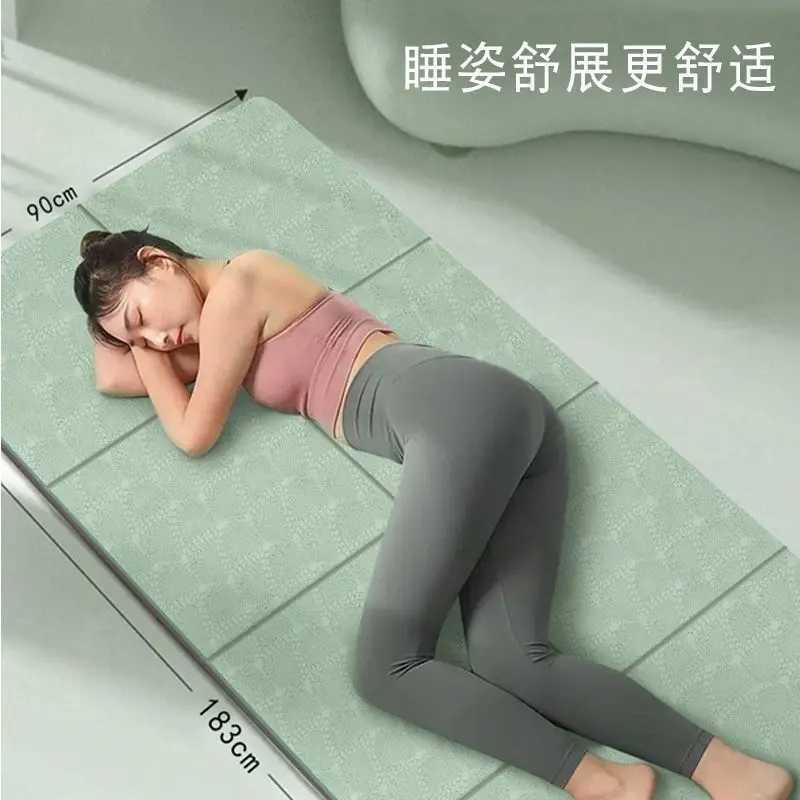 Collection Foldable Yoga Mat Eco Friendly TPE Folding Travel Fitness Mat Double Sided Non-slip for Yoga Good M260312