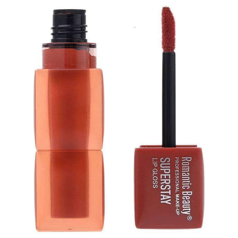 6 Color Velvet Liquid Lipstick - Square Tube Matte-Satin Lip Color, Transfer-Resistant Highly Pigmented, Long-Wearing & Smooth W260311