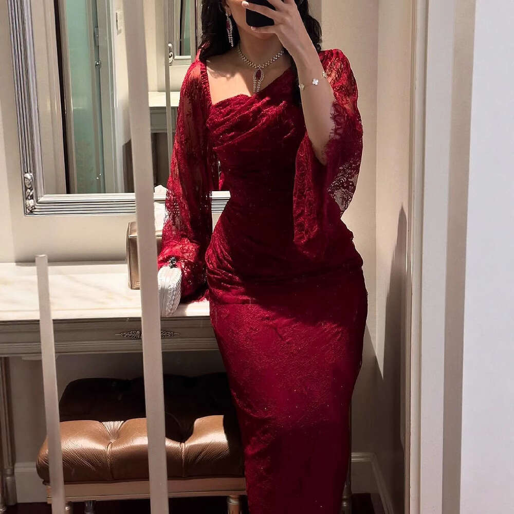 2025 Spring Cross-Border European, American, Middle Eastern Foreign Trade Women's Clothing for Independent Websites : Elegant Lace Rhinestone Bod