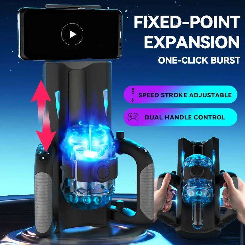 THRUSTING-PRO Thrusting High Speed Male Masturbator Machine Automatic Telescopic Masturbation Cup Handsfree Sex Toy For Men Z260312