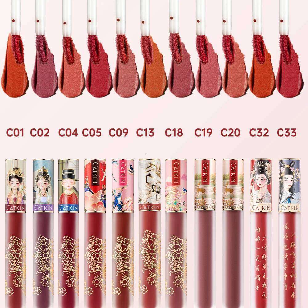CATKIN Liquid Lipstick Lip Gloss Lightness Pretty Semimatte Waterproof Long Lasting Satin Nourish Moisturizing Smooth Soft W260311