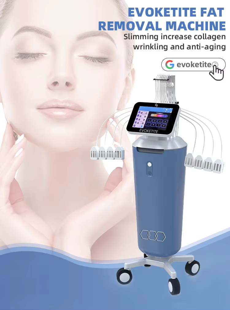 RF Thermal Machine with 8 Handles Body Evoke Fat Dissolving Weight Loss for the Face and Body Slimming Equipment