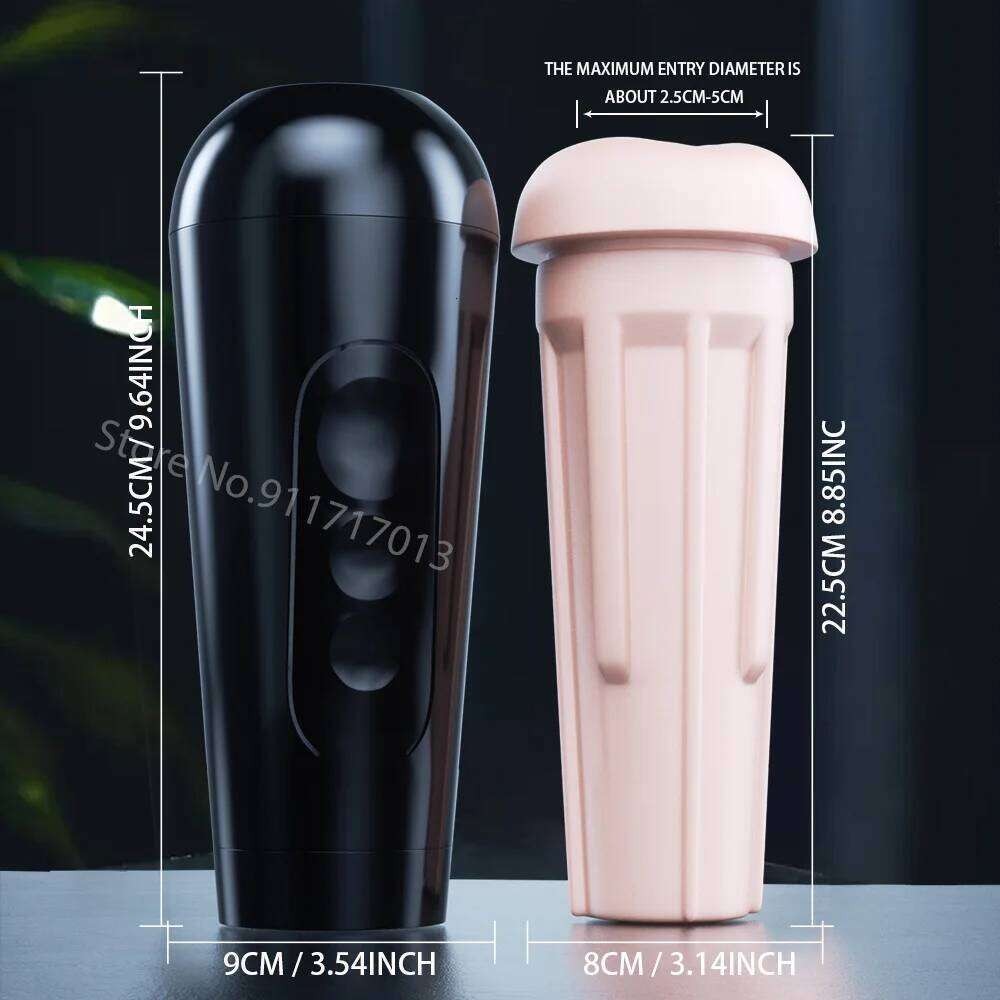 Male Masturbator Cup Realistic Textured Pocket Blowjob Pussy Stroker for Men Soft Silicone Vagina Adult Masturbation Sex Toy Z260311