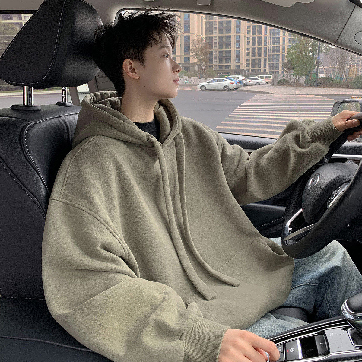 Heavyweight Hooded Sweatshirt For Men New Spring And Autumn Top Style Designer Hoodie Trendy Loose Hoodie Jacket For Men