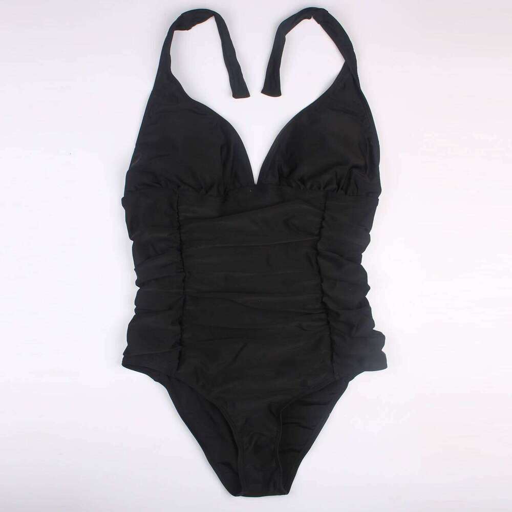 Waist Slimming Monokini V Neck One Piece Swimsuit Maillot de Bain Backless Bathing Suit for Women Tummy Control Swimwear Y260303