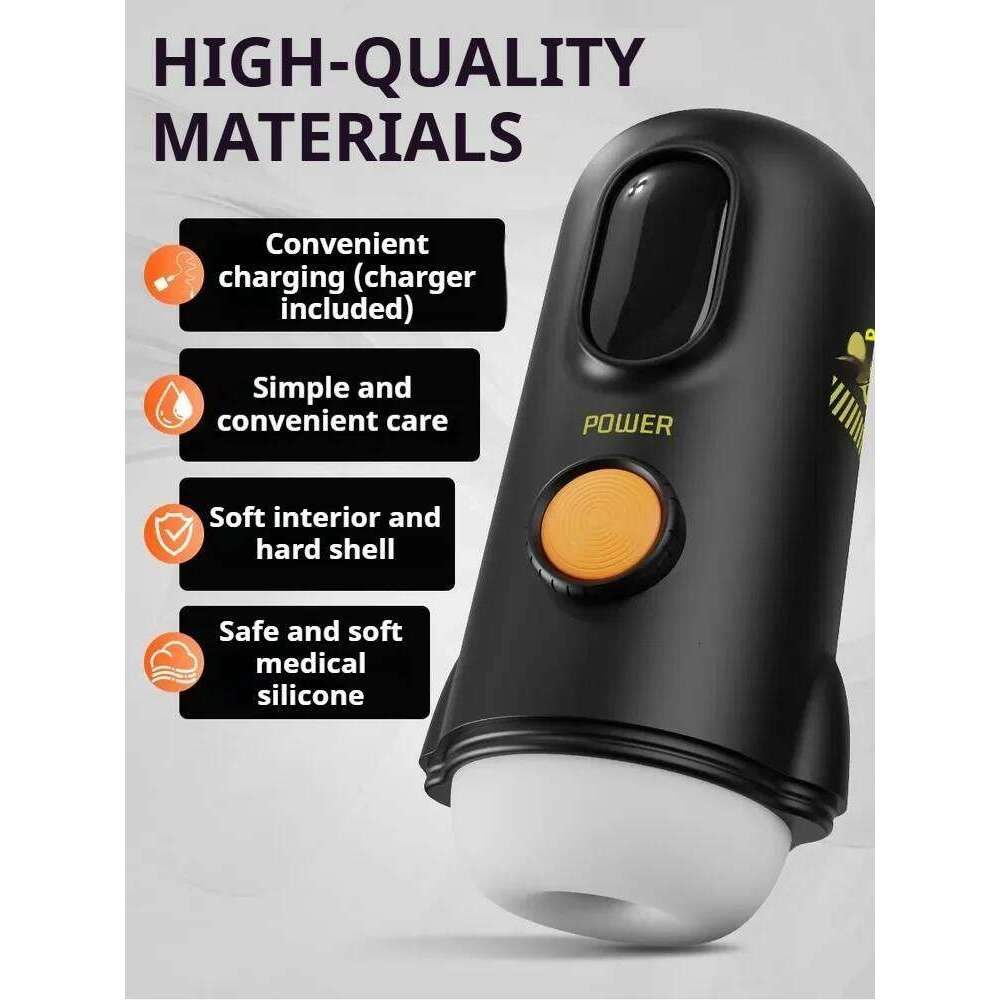 Automatic Sucking Male Masturbator Vibration Blowjob Machine Heating Pussy Penis Pump Masturbation Cup Sex Toys for Men Supplies Z260311