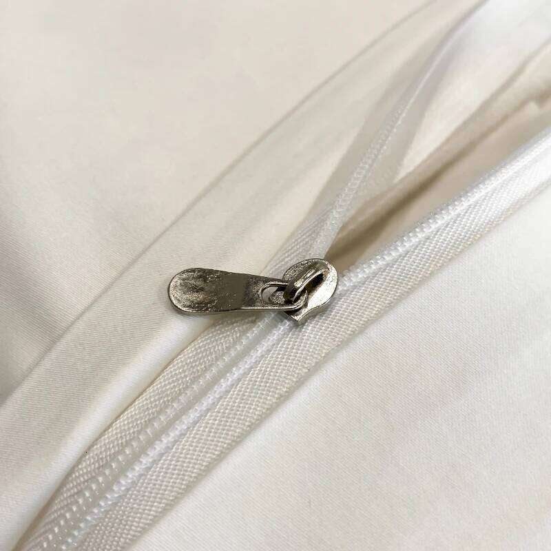 Egyptian Cotton Hollow Edge Bedding Set, White, Grey, Pink, Blue,1 Duvet Cover,2 Pillowcases,1 Flat Or Fitted Sheet H260312