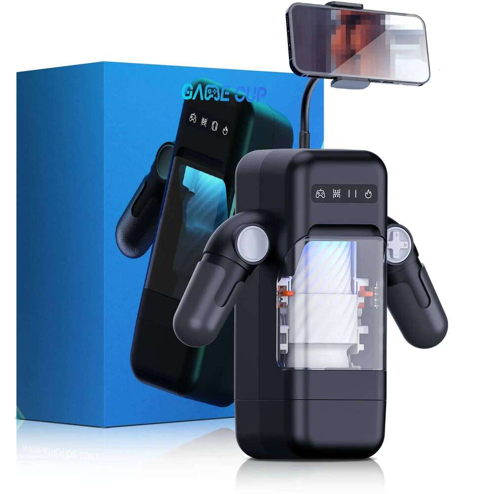 Automatic Male Masturbator Blowjob Machine Man Sex Toy with 10 Thrusting Vibrating & Heating Modes Real Vagina Masturbation Cup Z260312