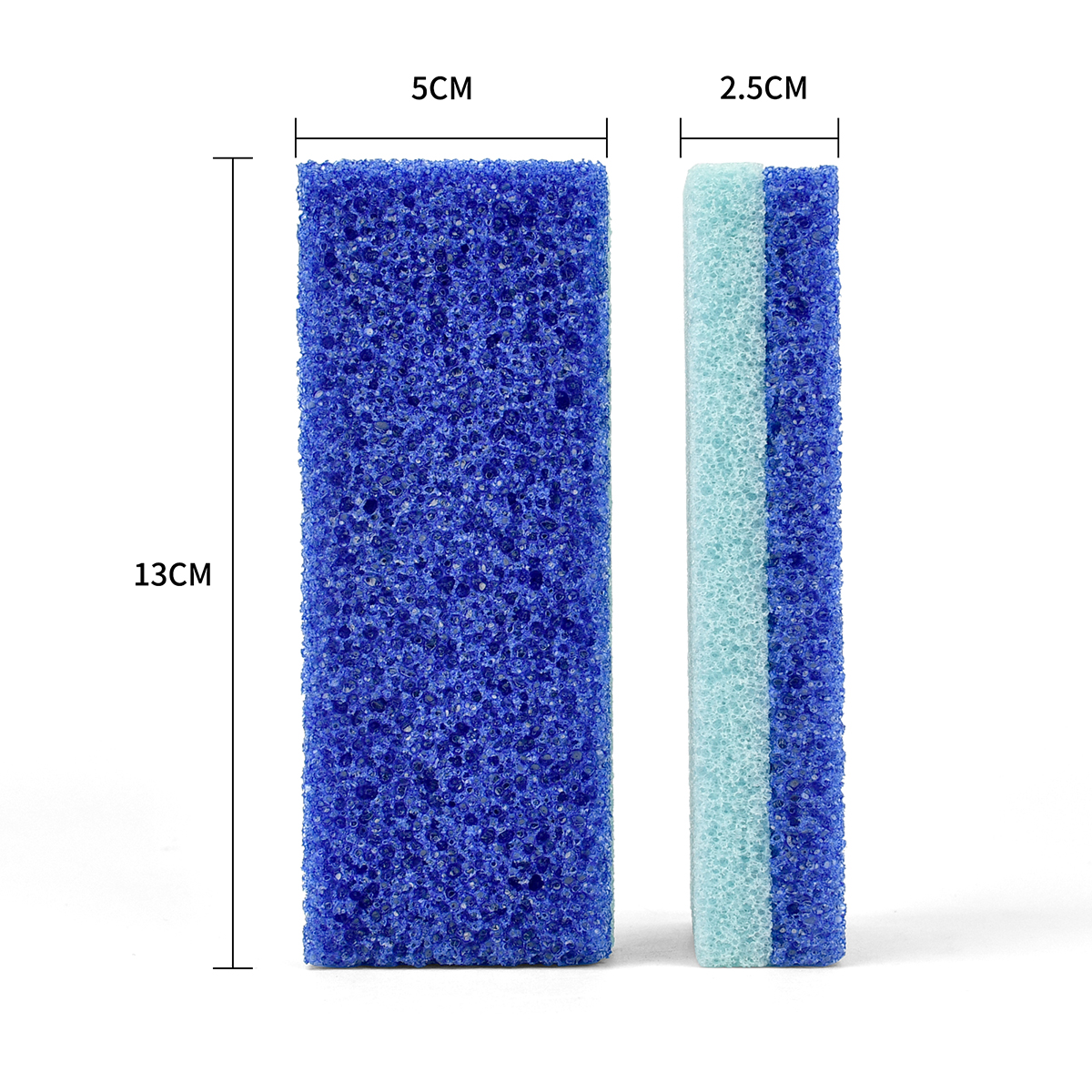 12Pcs PU Pumice Stone 2 in 1 Grinding Exfoliate Dead Skin Foot File