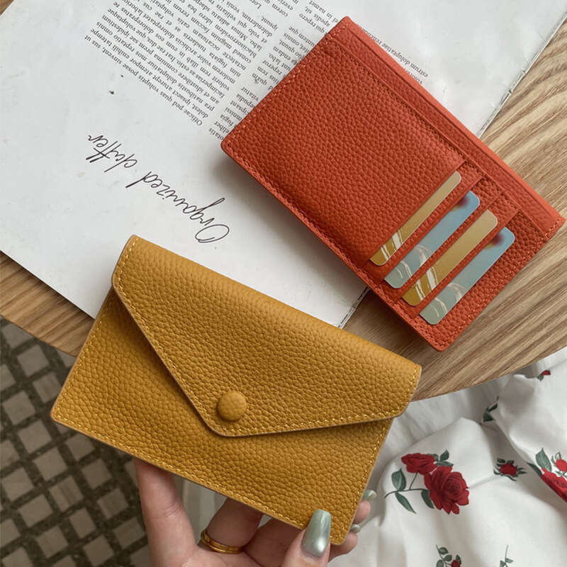 Luxury fashion wallet Fashion Simple Women S Wallet Korean And Japanese Style Envelope New Top Layer Cowhide Mini Coin Purse Multi Card Slot Lightweig