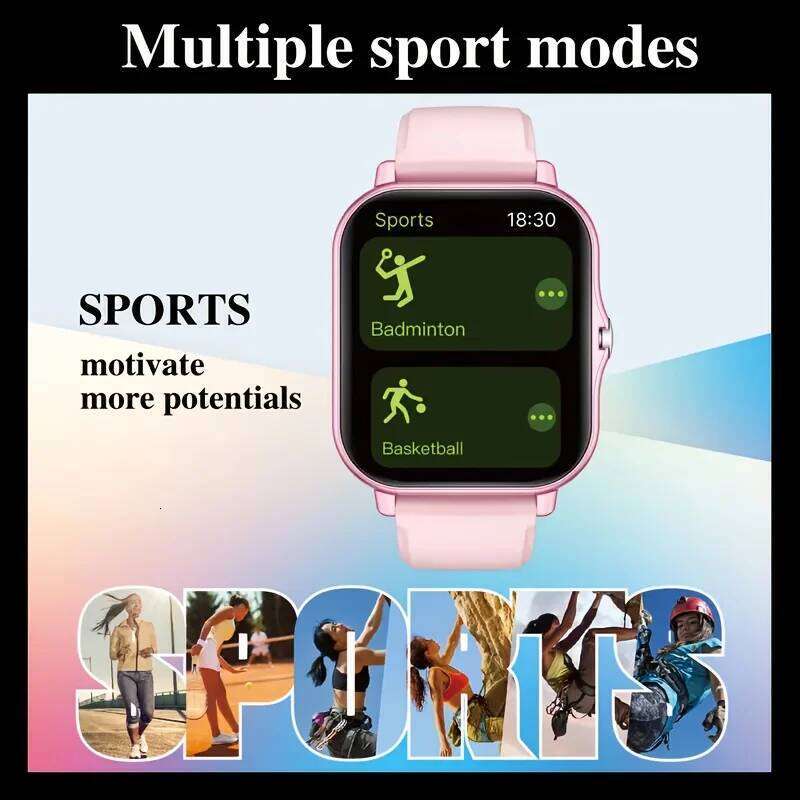 G.L Wear New 1.83-inch HD Display Bluetooth Calling Heart Rate Activity Tracking Smartwatch Men Women Holiday Gift