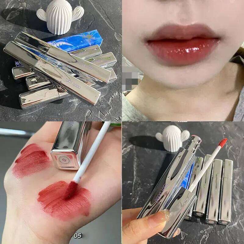 TOOT DODOT820 Floral Center Mirror Lip Gloss Is Bright Non Oily, Moisturizing, and Color Displaying. The Lips Are Watery, Tr W260311