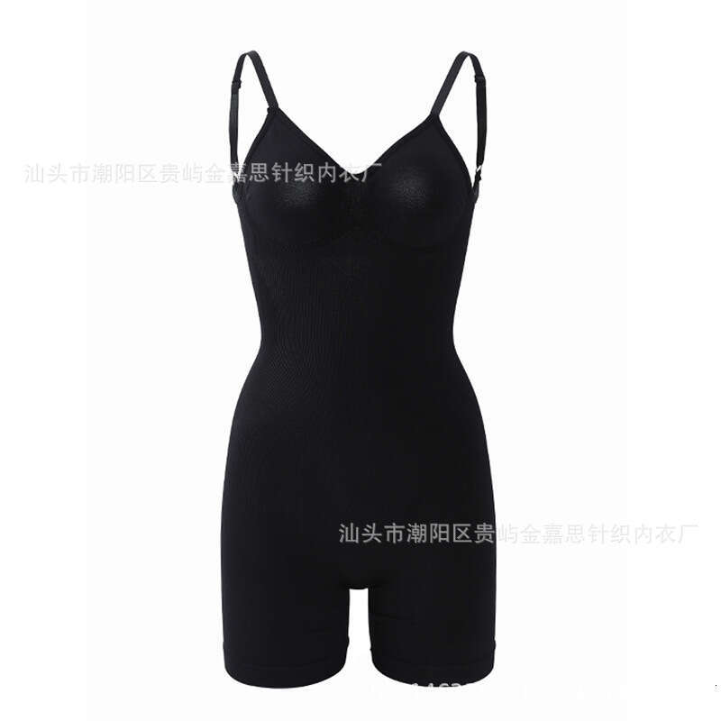 Women Shapewear Bodysuit High-Elasticity V-Neck Body Shaper with Deep Back Cut for Tummy Control and Butt Lifting