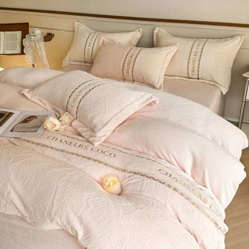 Natural Silk Bedding Quilt Soft Flat Sheet Pillowcases Duvet Cover Set H260312