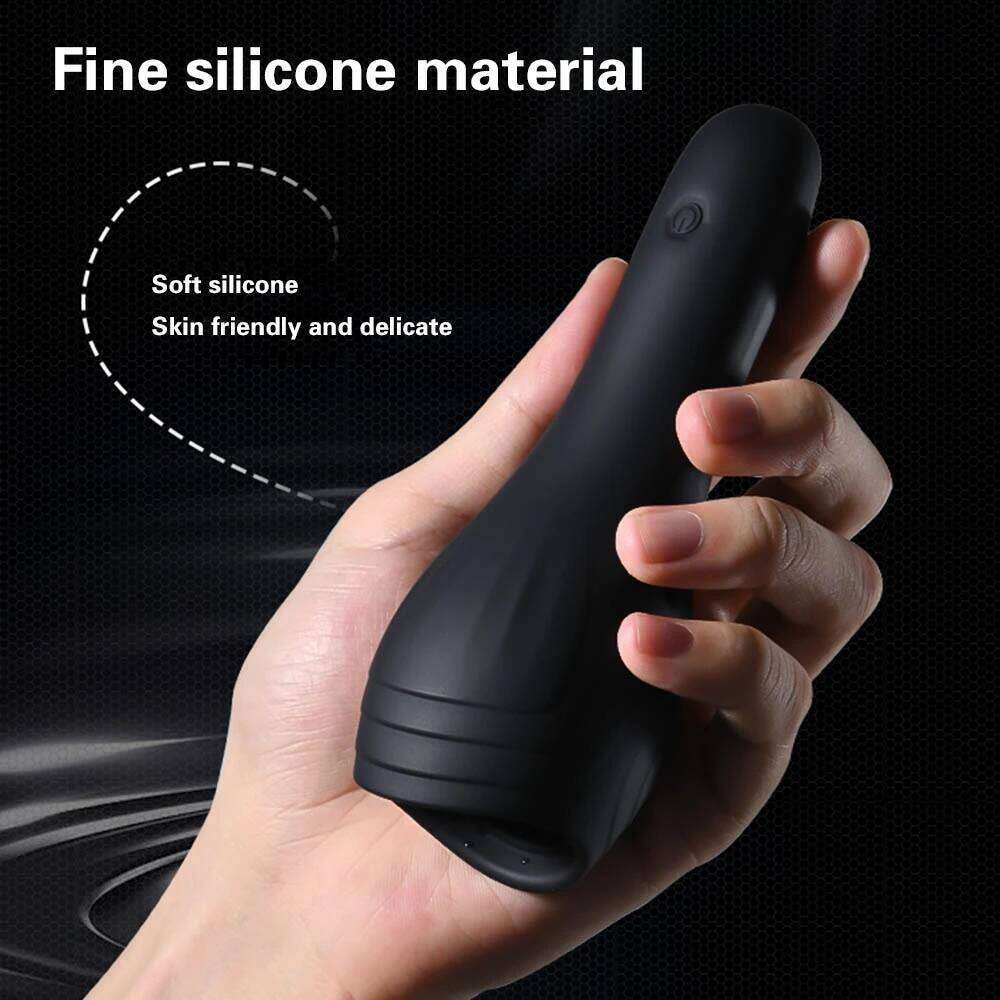 Automatic Male Masturbators Cup Vibrator For Men Vagina Pocket Pussy Blowjob Penis Massager Tongue Glans Trainer Adult Sex Toys Z260311