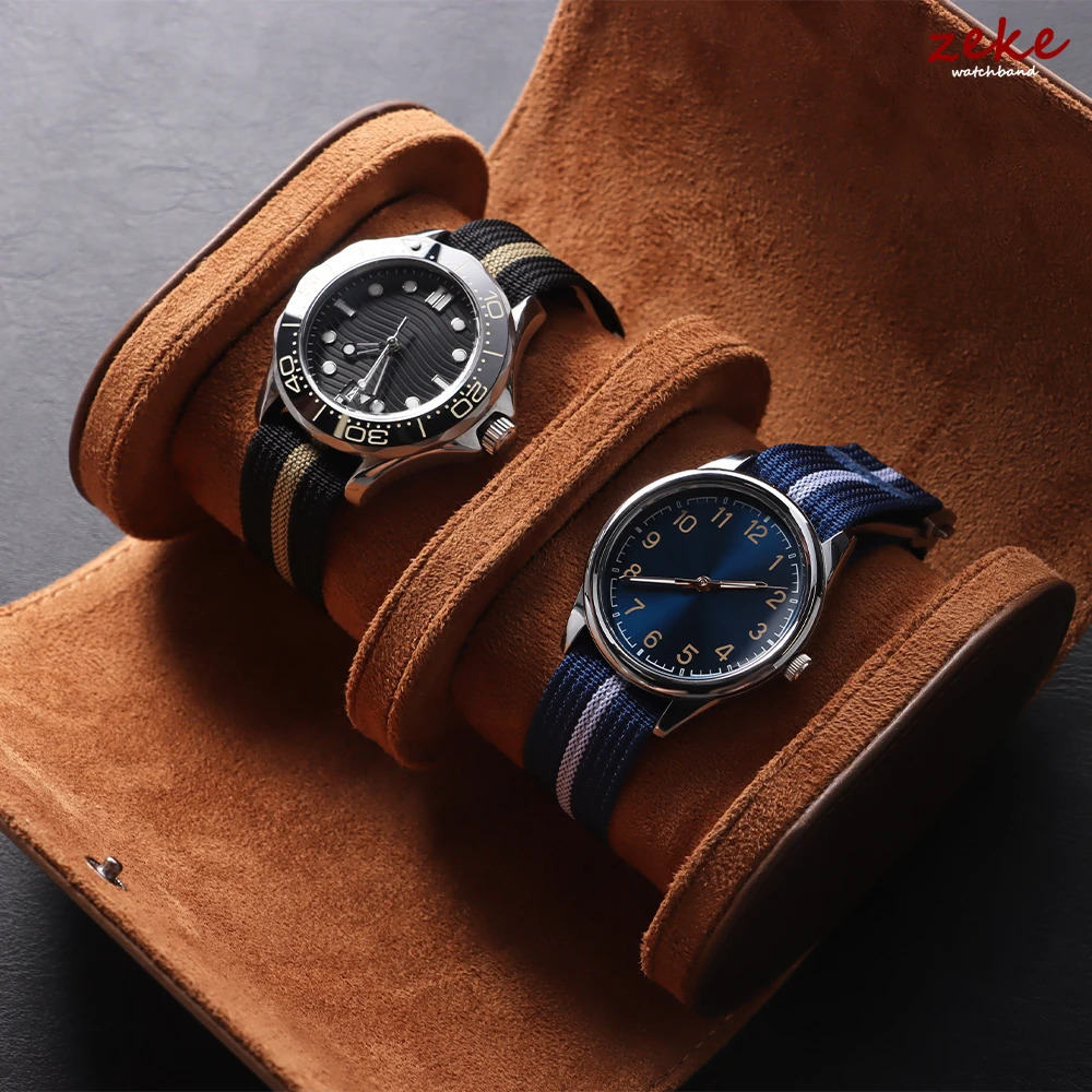 Ribbed Nylon Watch Band Canvas Nylon Strap 20mm for X Moon Men Women Sport Waterproof Folding Buckle Bracelet 260304