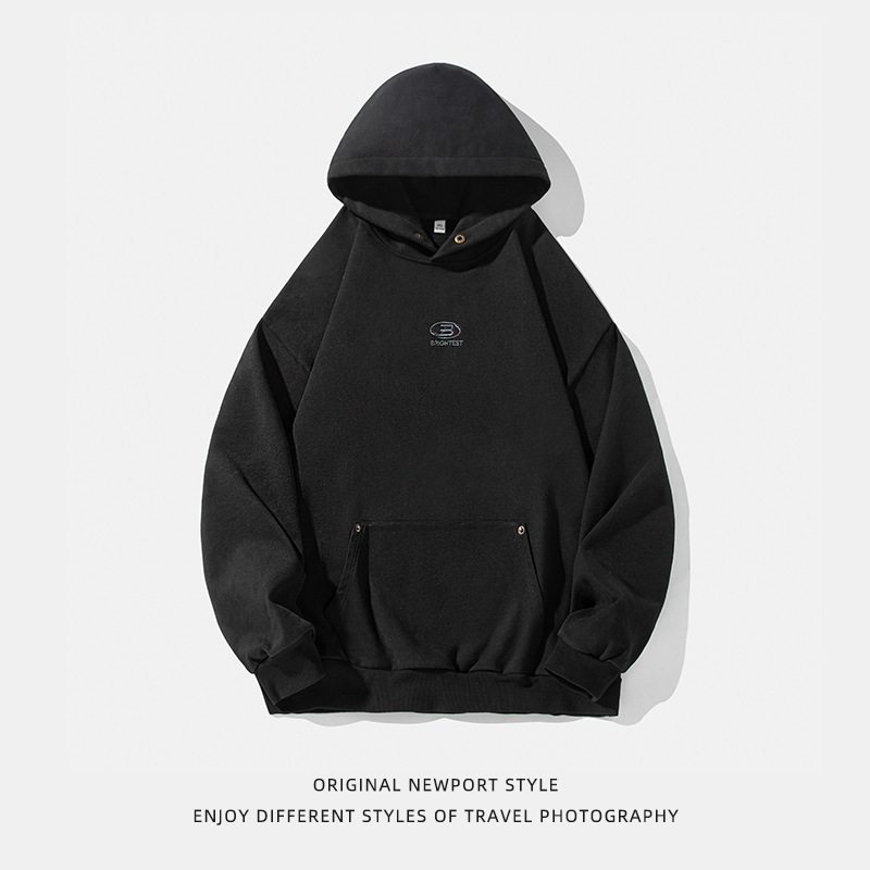 Heavyweight Style 400G Designer Hoodie Hooded Sweatshirt Spring Edition Letter Embroidery Retro Loose Couple Hoodie Jacket