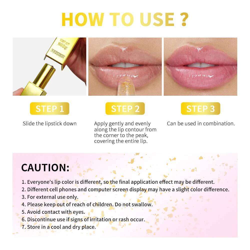 Lakerain Color Changing Lipstick Long Lasting Moisturizing Nourishing Lips Plumper Waterproof Makeup Lip Care Cosmetics W260311