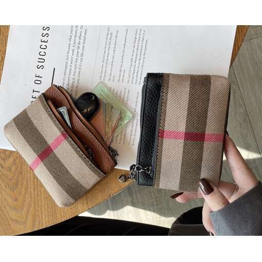 Luxury fashion wallet Small Wallet Women Coin Purse Zipper Compact Mini New Hot Style Genuine Leather Fashion Niche