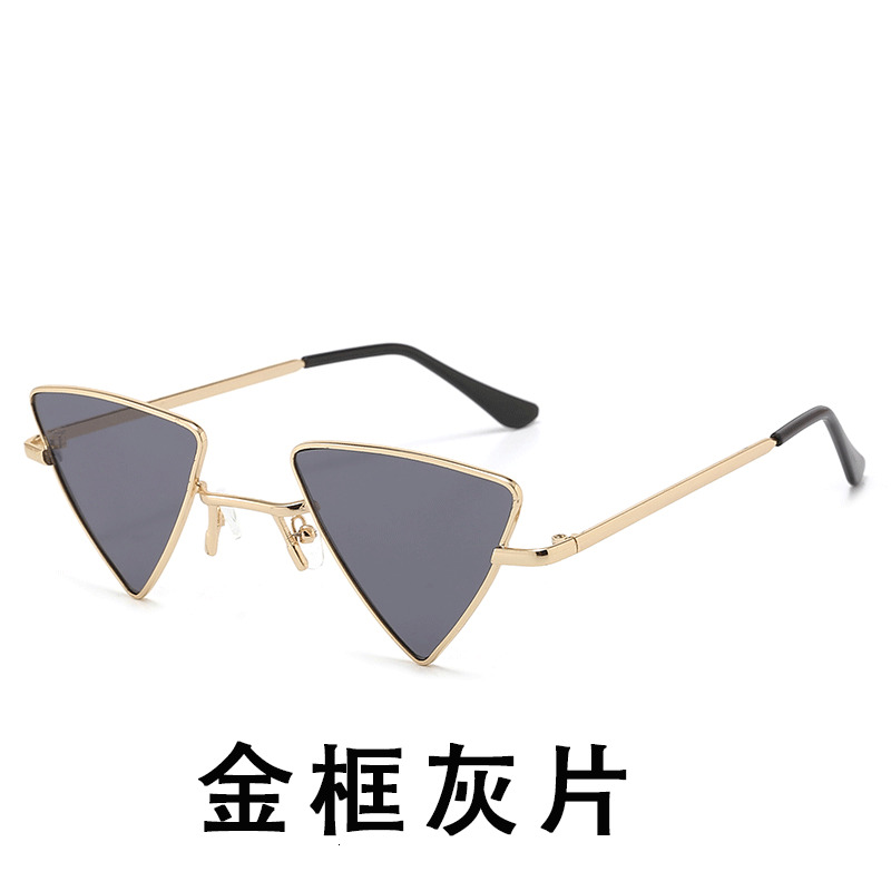 Fashion Unisex Punk Triangle Sunglasses Sunshade