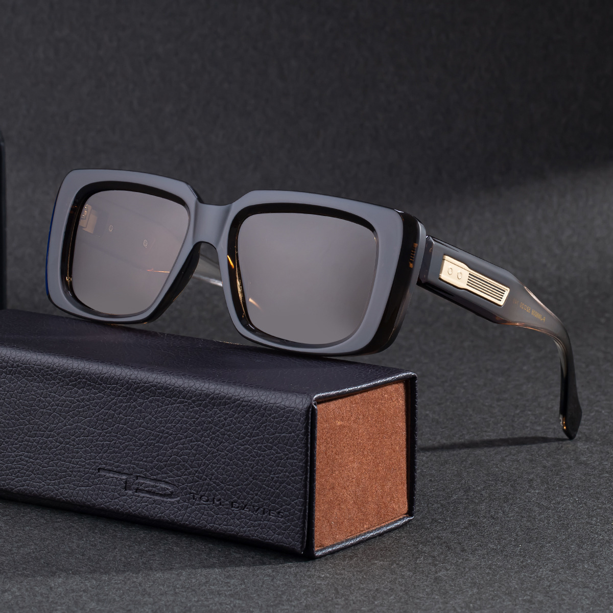 2026 New Fashion Square Frame Polarized Trendy Outdoor Driving Sunglasses for Men,