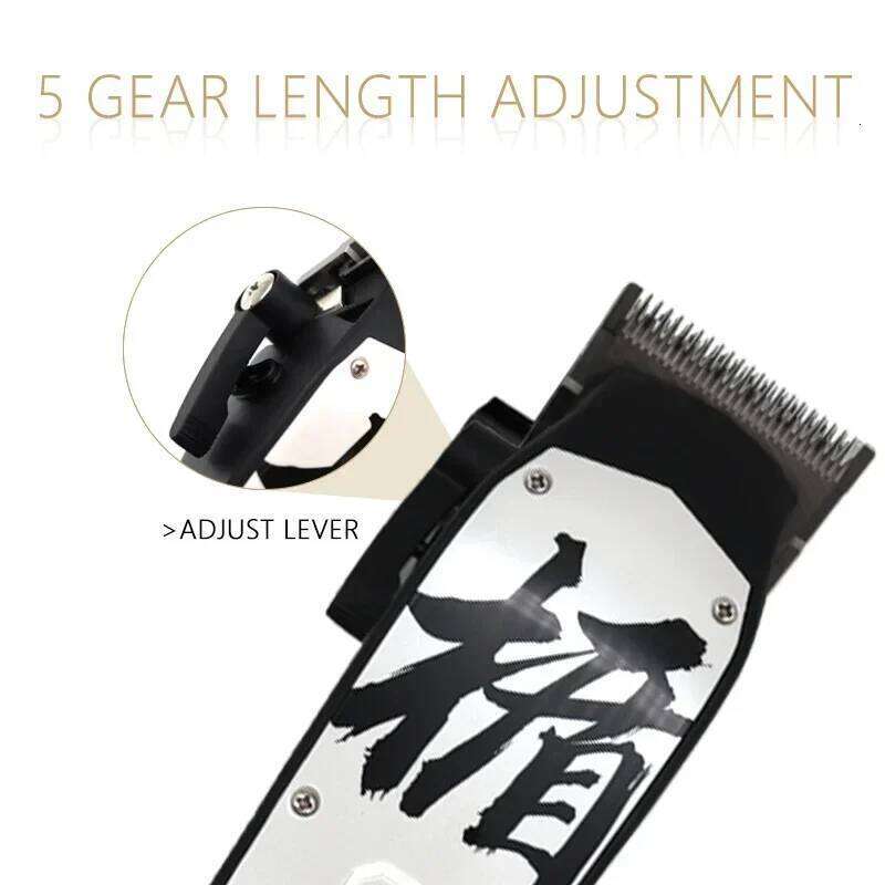 Madeshow M10 M11 Professional Oil Head Clipper Cutter Titanium Plated Ceramic Blade 7000rpm Hair Salon Trimmer C260312