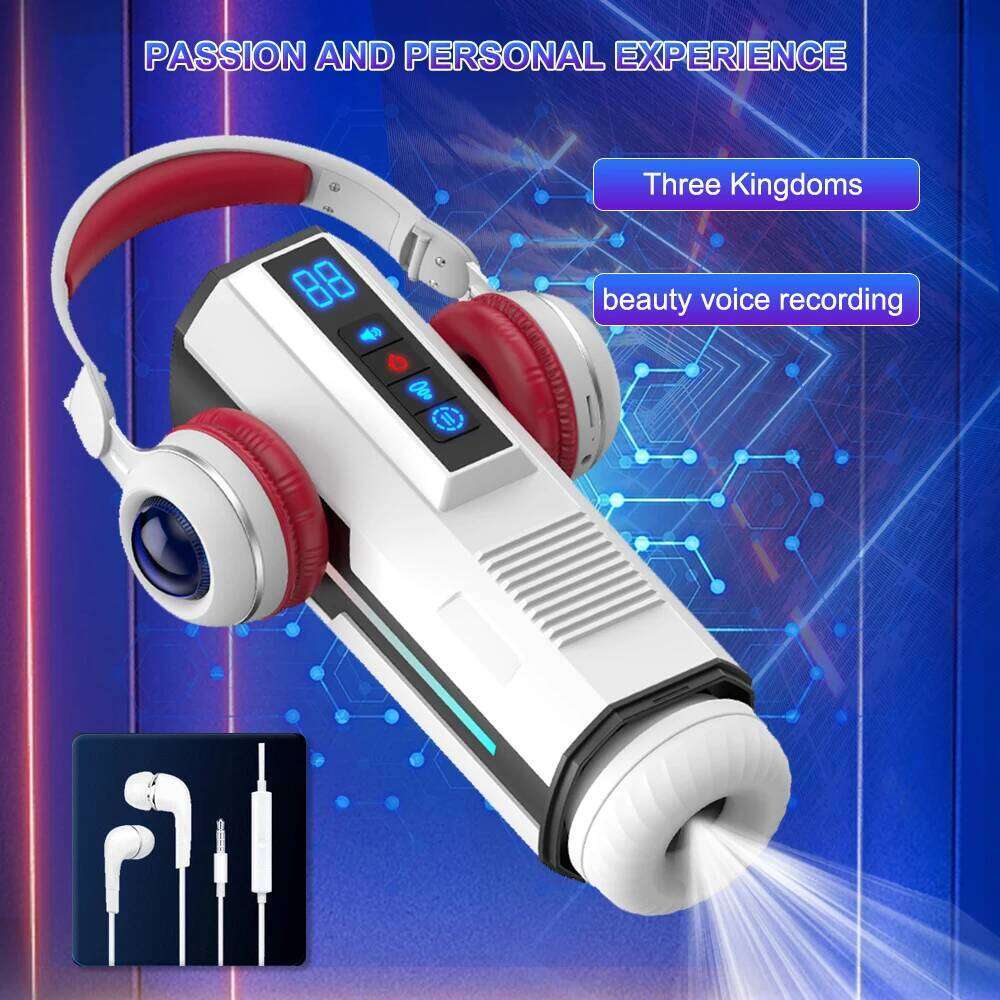 Automatic Telescopic Male Masturbator Cup Sucking Vibrating Masturbation Machine Vagina Pusssy Blowjob Adult Sex Toys for Men Z260311