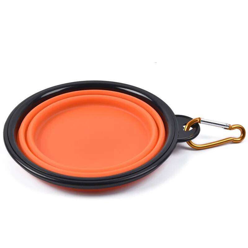 1000ml Large Collapsible Dog Pet Folding Silicone Outdoor Travel Portable Puppy Food Container Feeder Dish Bowl 26Y0312